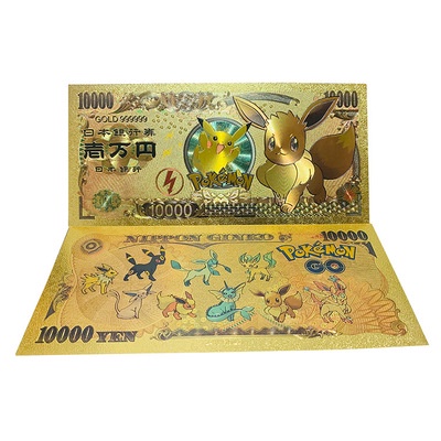 Thẻ Bài Ma Thuật Hình Quả Bóng Pokemon Bằng pvc Màu Vàng Kim Cổ Điển Sưu Tầm Kỷ Niệm Cho Trẻ Em