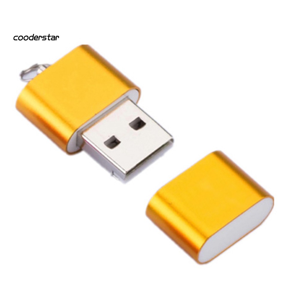 Đầu Đọc Thẻ Nhớ Usb 2.0 Tf Bằng Hợp Kim Nhôm
