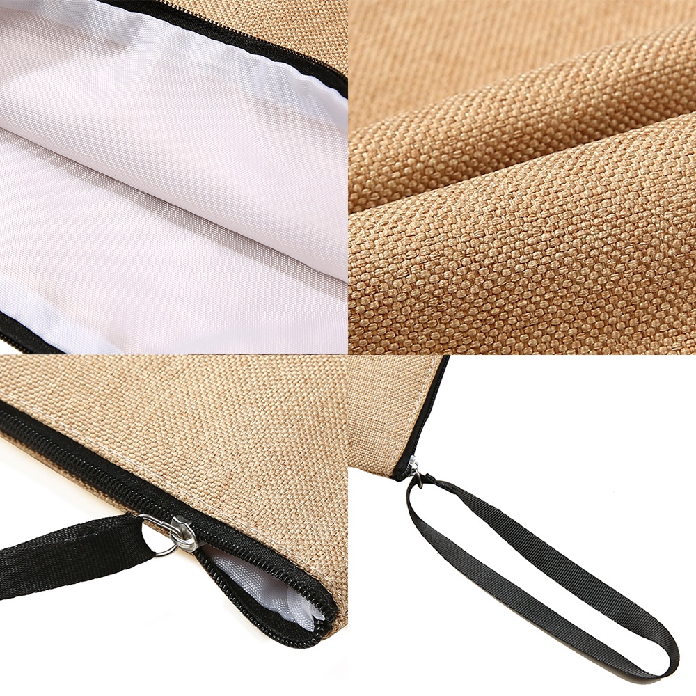 Túi Cầm Tay Vải Lanh In Họa Tiết Xinh Xắn Đựng Chìa Khóa / Điện Thoại Cho Giáo Viên