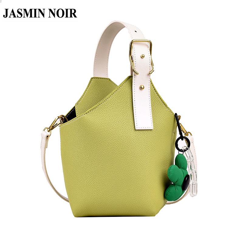 Túi xách JASMIN NOIR bằng da PU phối tua rua thời trang cho nữ
