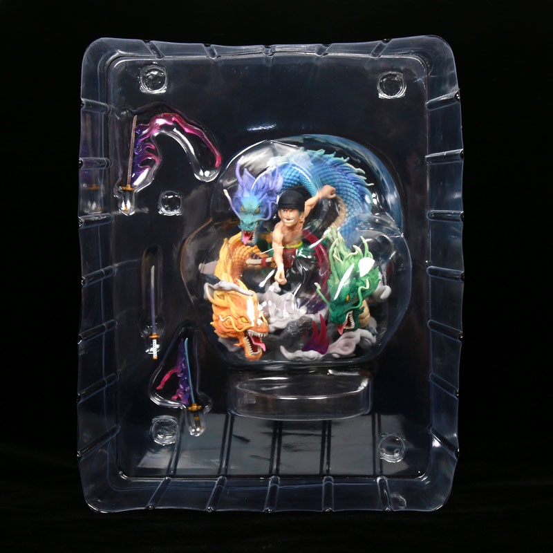 Mô hình One Piece Zoro Tam Long ver Q 18cm
