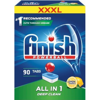 Viên rửa chén Finish All in 1 hương chanh 90 tabs ( Hàng nhập khẩu )