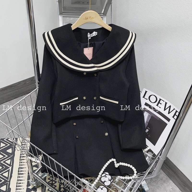 Set dạ lì cổ thuỷ thủ chuẩn ảnh