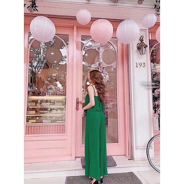 Jumpsuits dập ly 2 dây