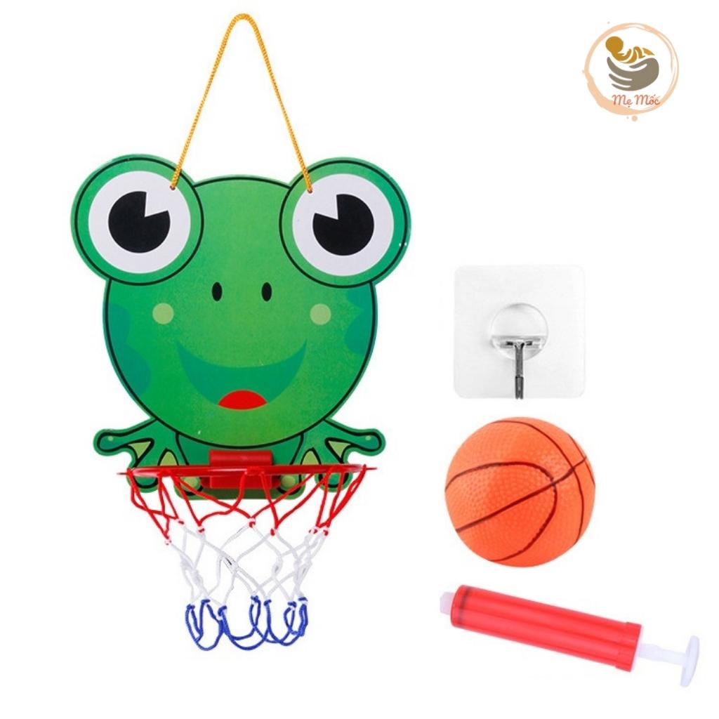 Đồ Chơi Vận Động Bộ Bóng Rổ Treo Tường Ném Bóng Cho Bé Rèn Luyện Phát Triển Chiều Cao, Shop Mẹ Mốc ,BRT