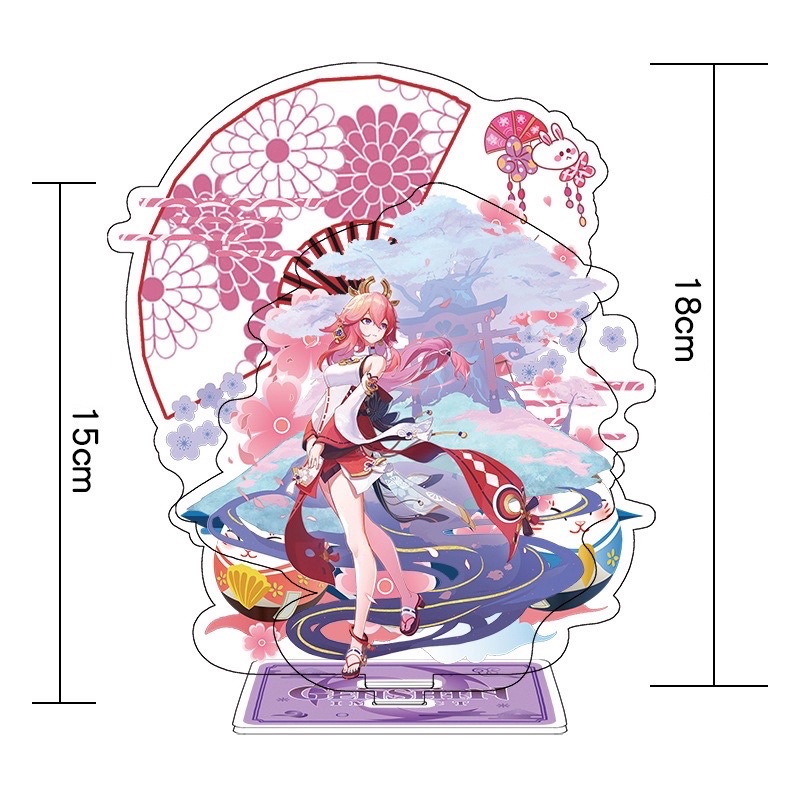 Tượng Acrylic Standee Genshin Impact