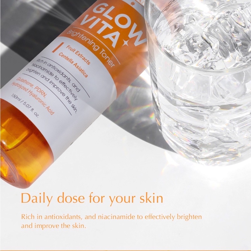 Toner Làm Trắng Sáng - Căng Bóng - Mờ Thâm - Ngăn Ngừa Lão Hoá Glutanex Glow Vita Brightening Toner