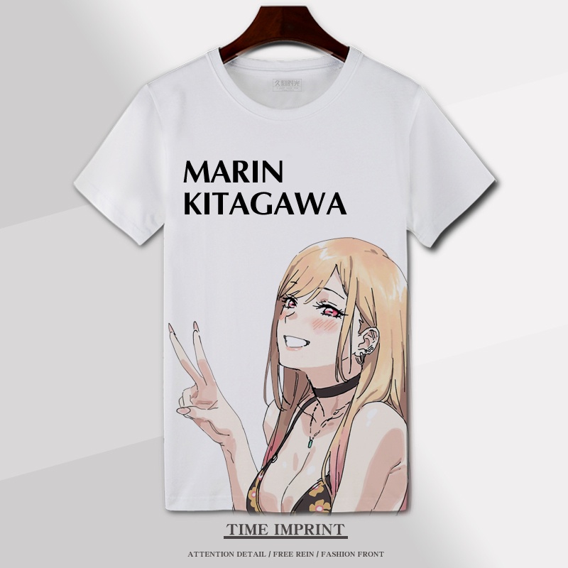 Áo Thun Nam In Hình Anime Waifu Marin Kitagawa