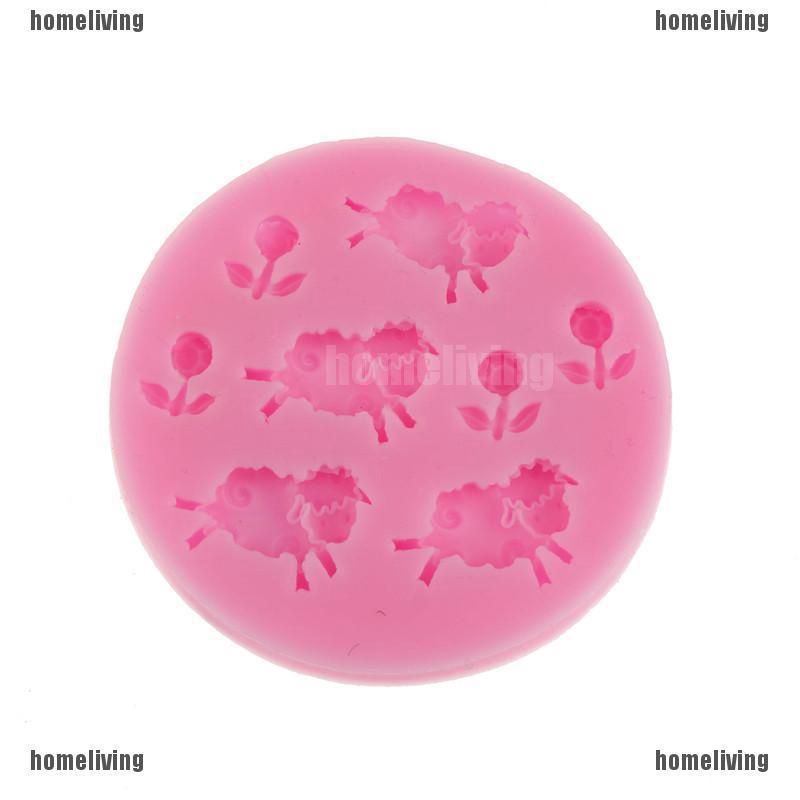 Khuôn Silicone Làm Bánh Kẹo Hình Hoa Hướng Dương / Cừu / Hoa Hướng Dương 3D
