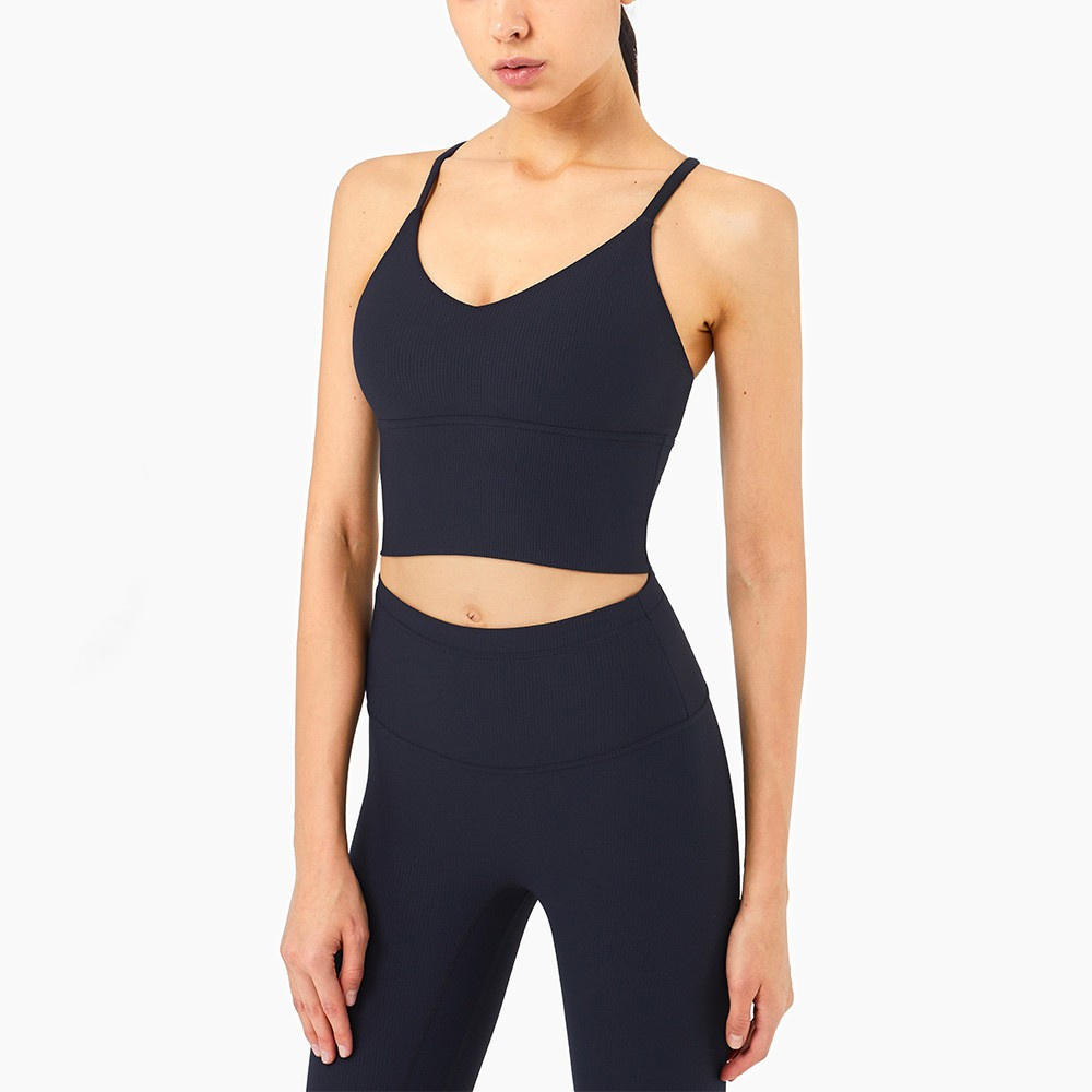 Áo ngực thể thao chạy bộ yoga HOPPE FUMENG hai dây hở lưng thời trang năng động dành cho nữ
