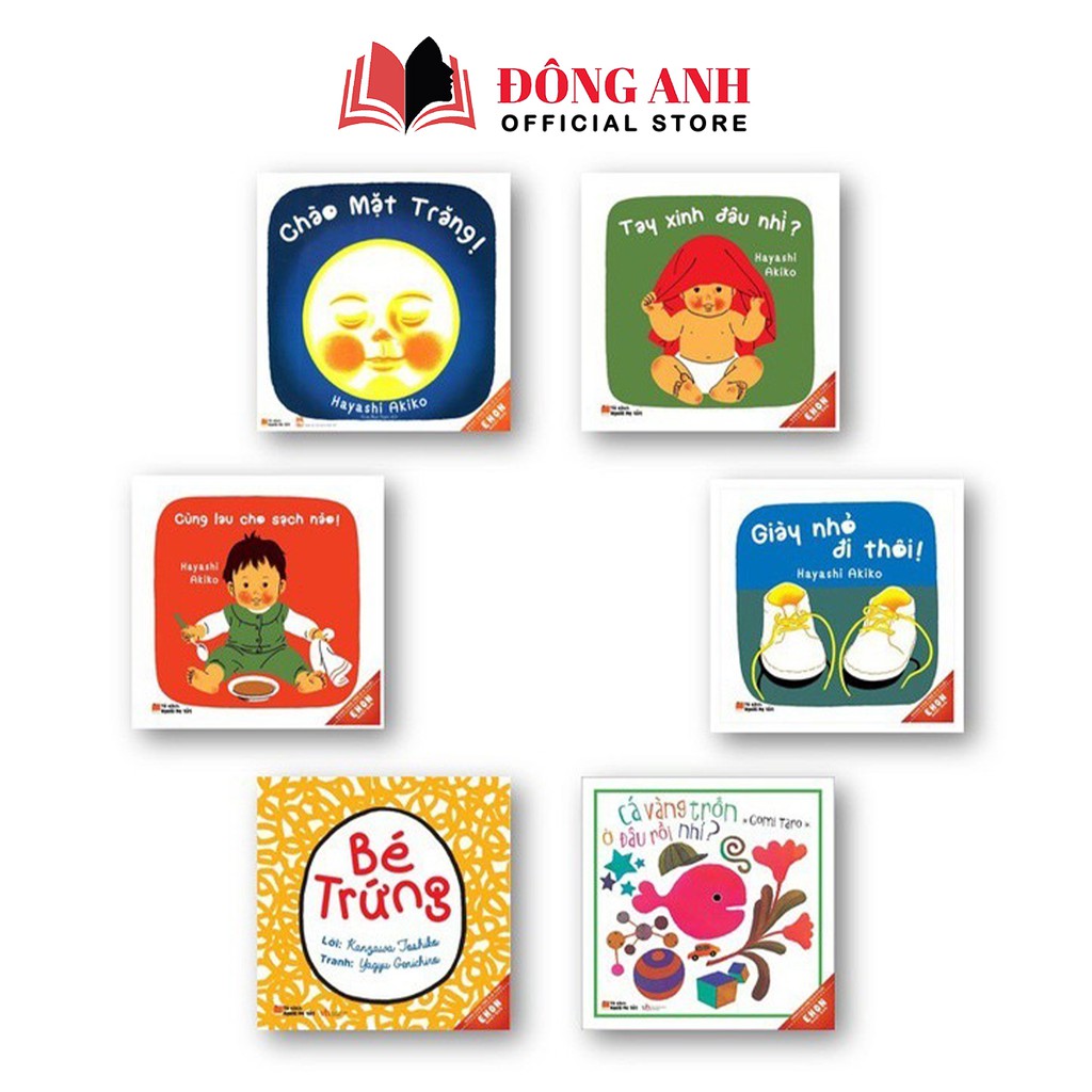 Sách - Combo 6 cuốn Ehon Giờ Chơi Của Bé dành cho trẻ từ 0-3 tuổi