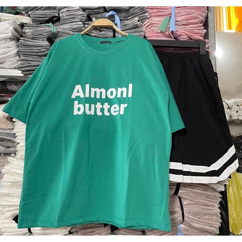 [Giá Sỉ] Áo thun cotton tay lỡ dáng rộng unisex Butter freesize 38-65kg