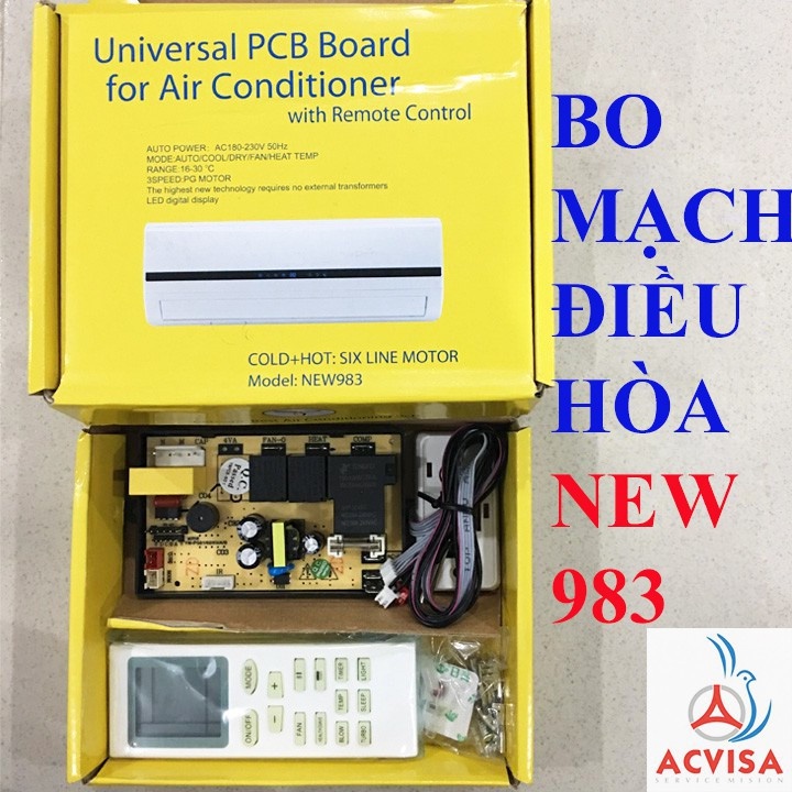 Bo Mạch Điều Hòa Đa Năng - Có Mặt Hiển Thị