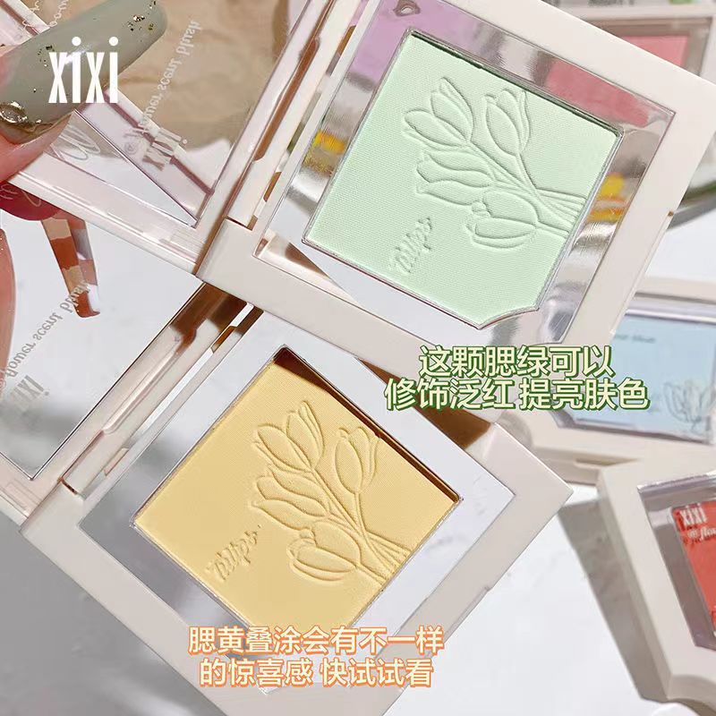 Bảng Phấn Má Hồng Xixi Màu Đơn Sắc Tông Lì Trang Điểm Tạo Khối Cho Mặt NO.D496