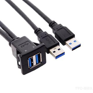 Dây Cáp Nối Dài 1m Usb 3.0 Chống Nước Cho Bảng Điều Khiển Xe Ô Tô Tiện Dụng