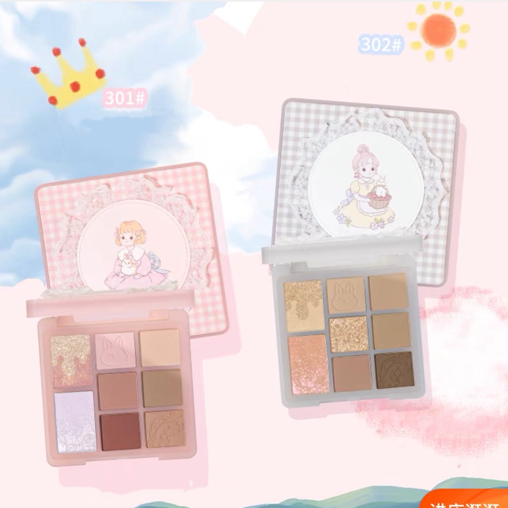 Bảng phấn mắt 8 màu GOGO TALES Forest Princess Eyeshadow Palette gogotales Vintage Velvet Eyeshadow GT353 GOGO114