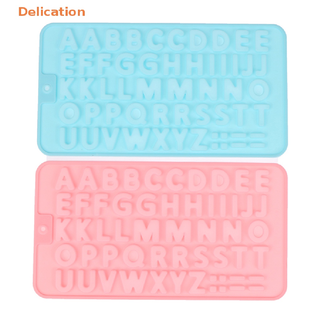 Khuôn Silicone Tạo Hình Làm Bánh Kẹo Hình 26 Chữ Cái Và Số 3D DIY