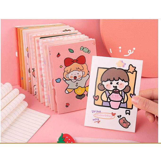 Sổ tay mini hoạt hình, sổ viết sách cute - nguồn sỉ