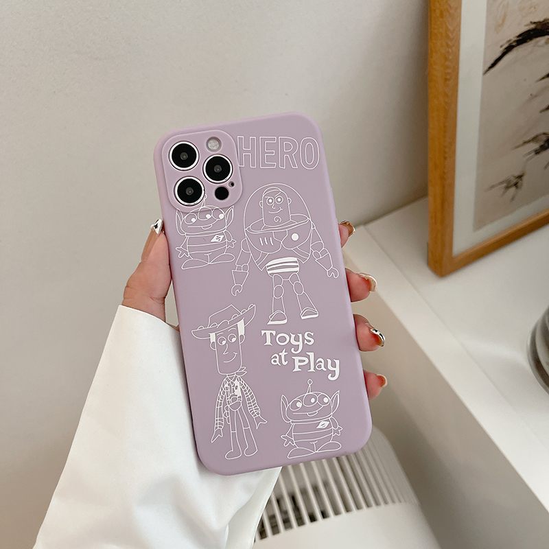 ốp iphone 11 Ốp điện thoại silicon nhân vật hoạt hình cho iPhone 11 Pro Max X Xr Xs Max 7 8 Plus Se 2020 12 pro max 12 mini