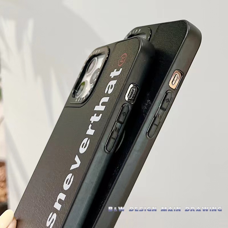 Ốp Điện Thoại Da Cứng Chống Sốc In Chữ Tiếng Anh Đơn Giản Cho IPhone 13 12 11 Pro MAX IX XS MAX XR i7 8 6 6s Plus