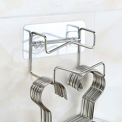 Móc treo thau chậu rổ dán tường nhà tắm inox 304