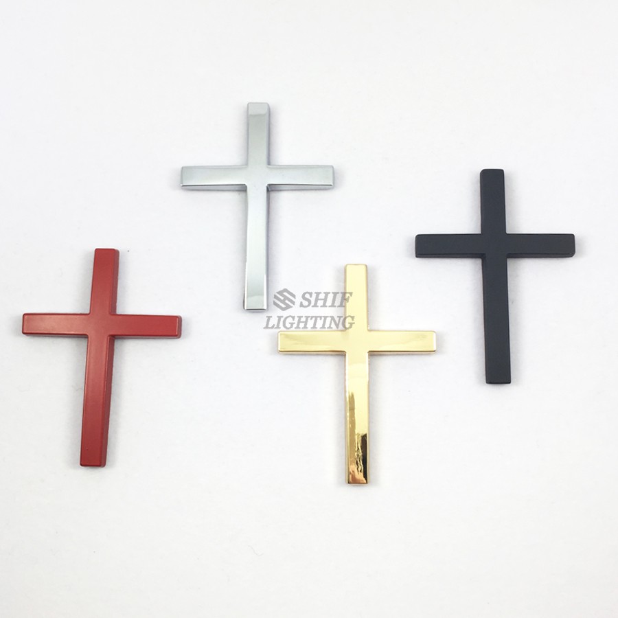 Miếng dán kim loại trang trí thân xe hơi/xe tải hình chữ thập