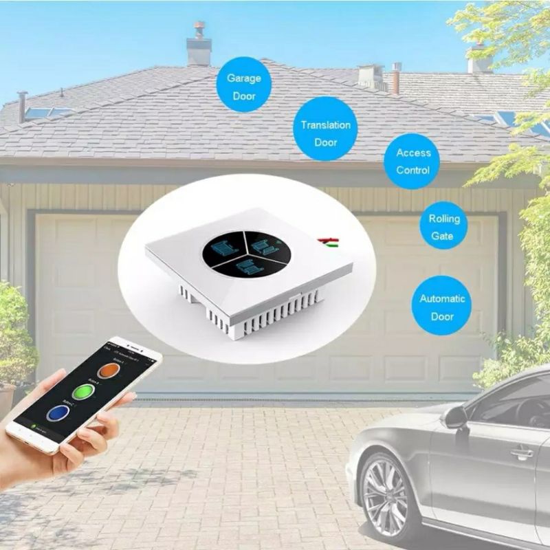 Công tắc Tuya cho cổng tự động LT3X đóng mở bằng điện thoại ra lệnh bằng tiếng việt