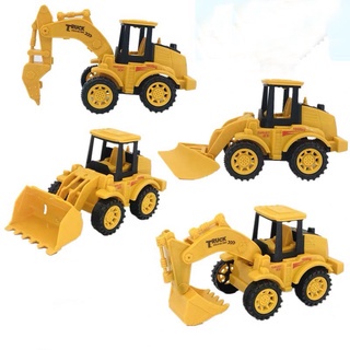 ĐỒ CHƠI! SÉT 4 XE CÔNG TRÌNH CHO BÉ  - Đồ Chơi An Toàn Thông Minh Cho Bé