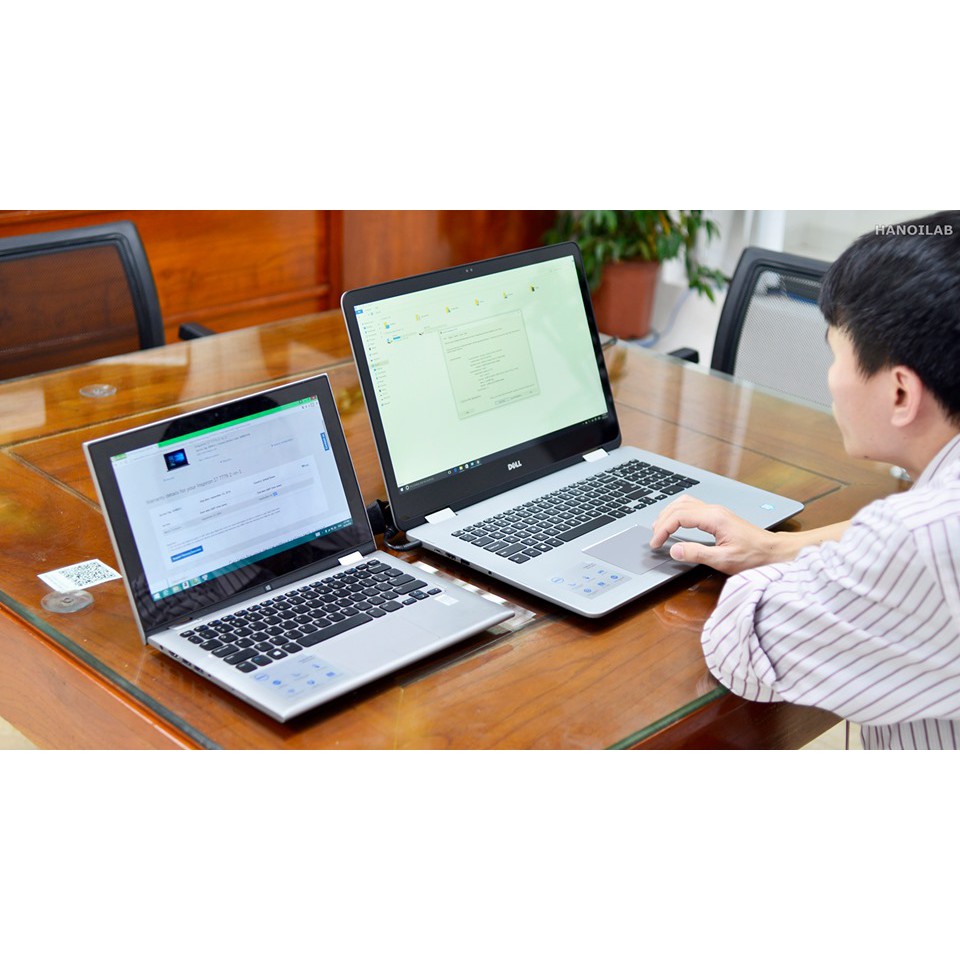 Laptop xách tay Dell Inspiron 17-N7779 Core I7-7500U, Ram 16GB, SSD 256GB, VGA 2GB, MH 17.3" FullHD Touch Screen | BigBuy360 - bigbuy360.vn