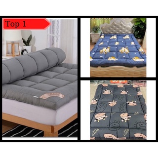 Topper Nệm - Tấm Bảo Vệ Nệm Cao Cấp Chống Đau Cột Sống, Giảm Đau Mỏi Vai Gáy Chất Cotton Đũi Size M2, M6, M8, 2M2