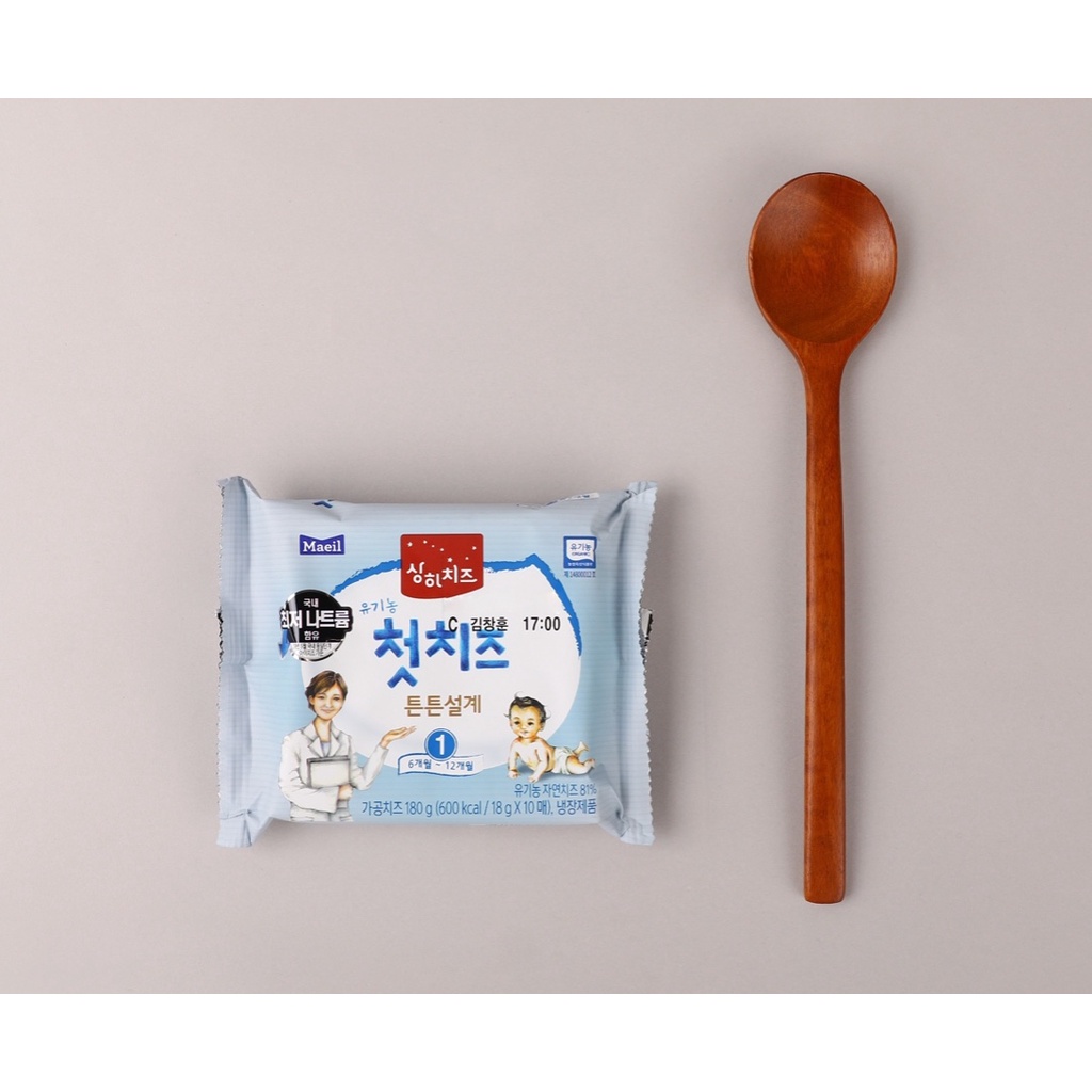 [Date 10/2021] Phô mai tách muối hữu cơ Hàn Quốc số 1 cho bé ăn dặm từ 6m