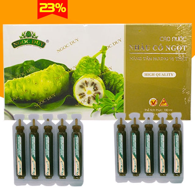 Cao Nước Nhàu Nước cốt nhàu hộp 10 ống uống