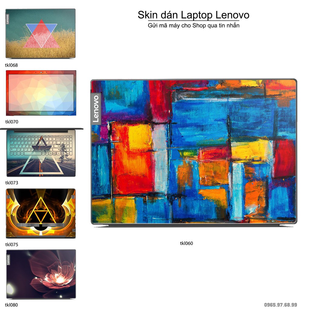 Skin dán Laptop Lenovo in hình thiết kế _nhiều mẫu 7 (inbox mã máy cho Shop)