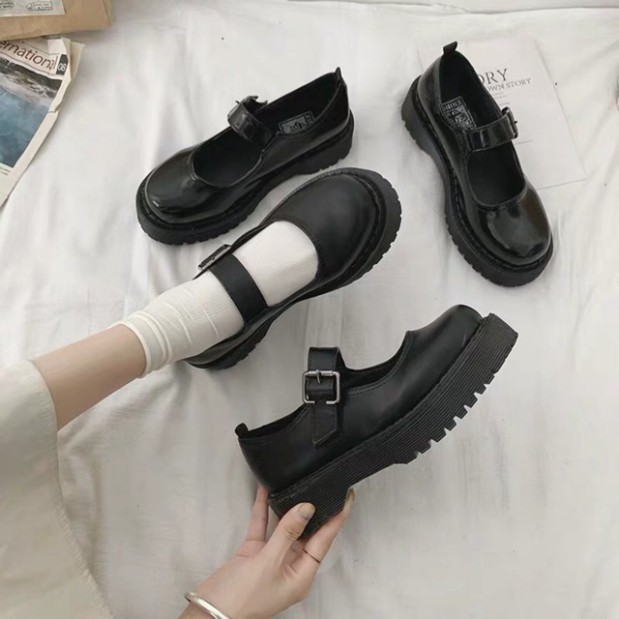 HÀNG XỊN HỘP ĐEN | GIÀY LOLITA QUAI MARY JANE ĐẾ RĂNG CƯA | BigBuy360 - bigbuy360.vn