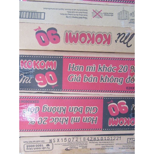 mì Kokomi  thùng 30 gói