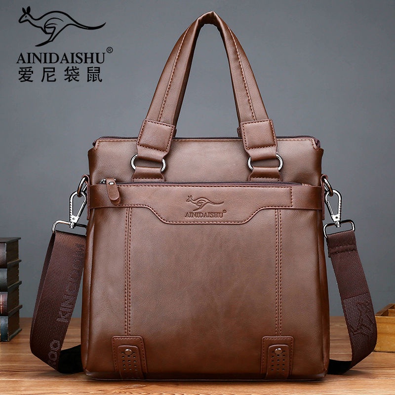 Túi da đeo chéo phong cách doanh nhân cho nam NSGSB33 | BigBuy360 - bigbuy360.vn