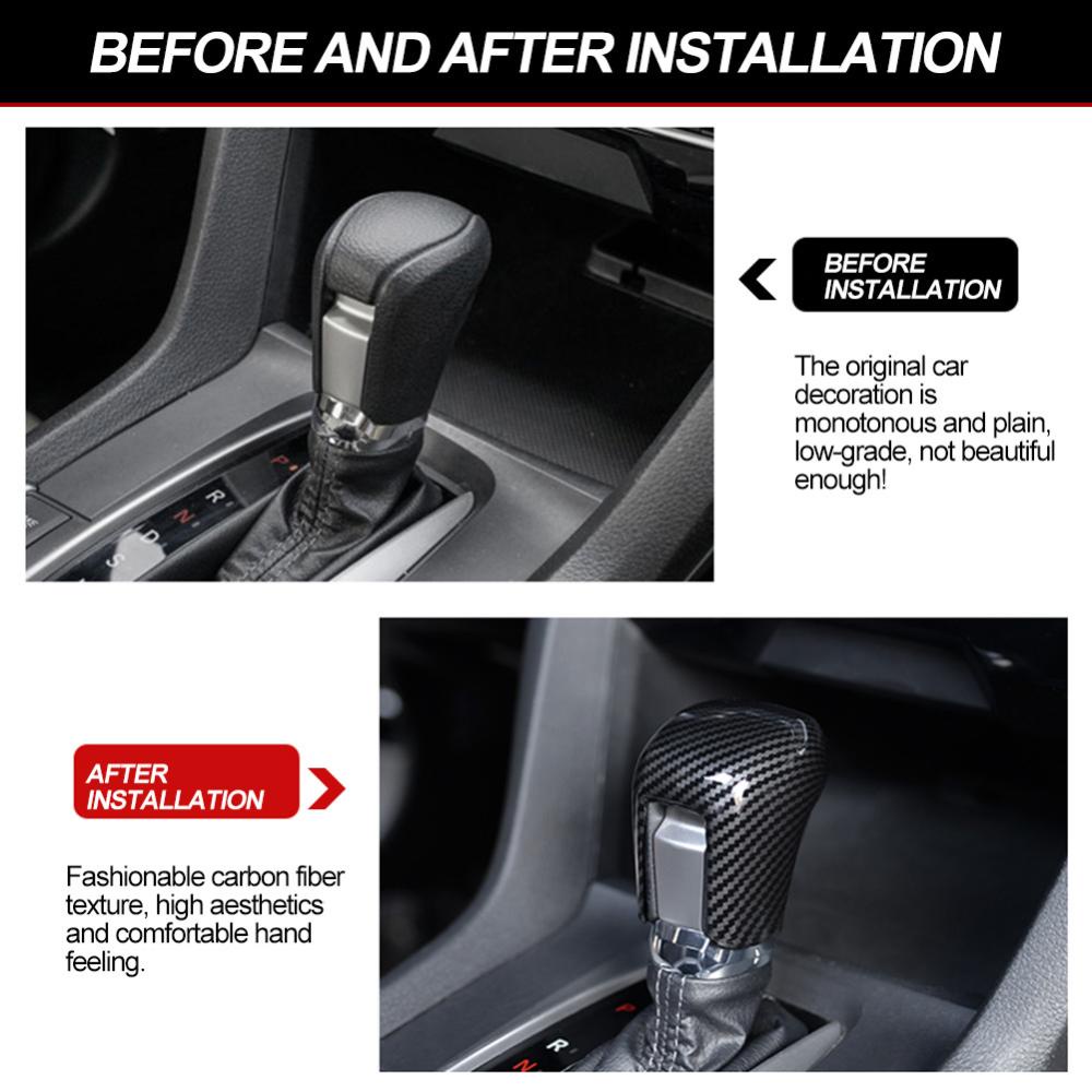 Vỏ Bọc Bảo Vệ Cần Số Xe Hơi Honda Civic 10th 2016-2019 Bằng ABS Bền E5R9