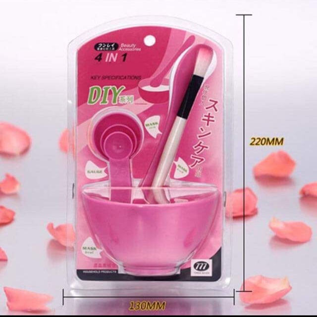 Bộ bát trộn mặt nạ 4in1