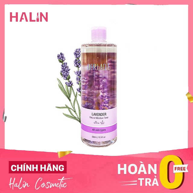  nước hoa hồng toner lavender derladie 500ml💖FREESHIP💖nước hoa hồng HALINGBANF