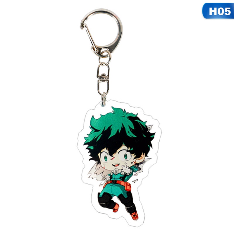 Móc khóa bằng acrylic hình nhân vật anime My Hero Academia