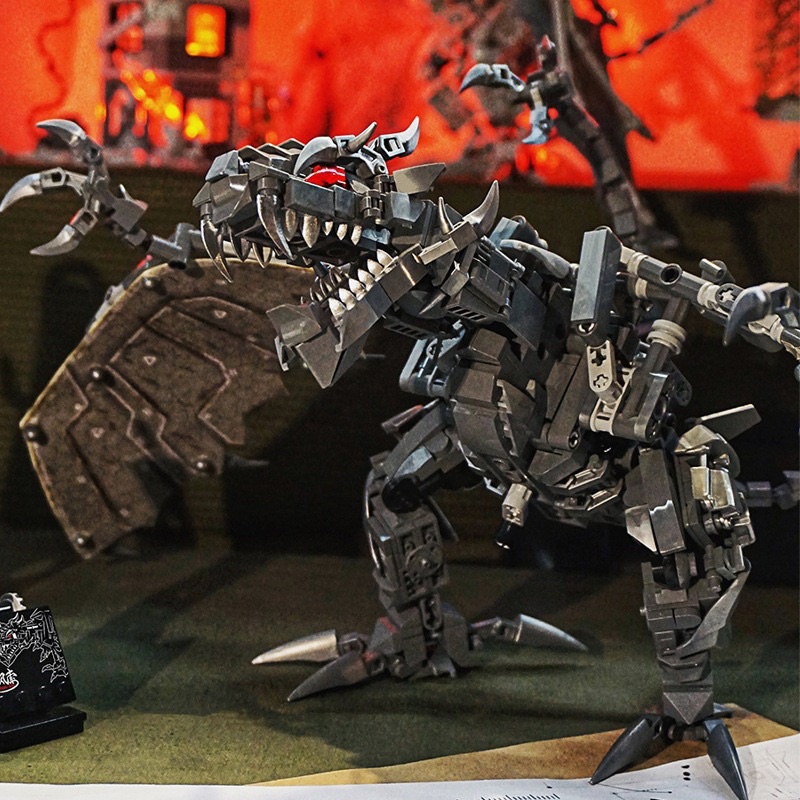 66004 Dinosaur Transformer Bộ đồ chơi lắp ráp mô hình robot khủng long trong phim người máy biến hình
