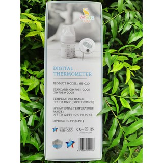 Nhiệt kế đo sữa Moazbebe MB020