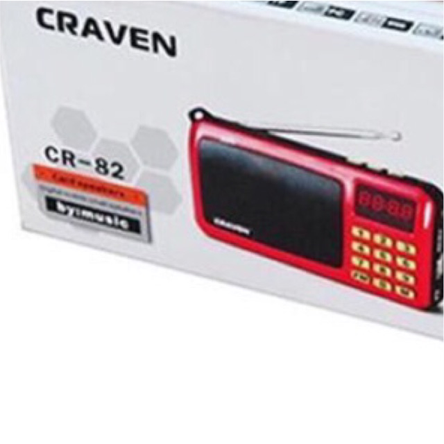 [Freeship toàn quốc từ 50k] Đài FM Craven CR-82