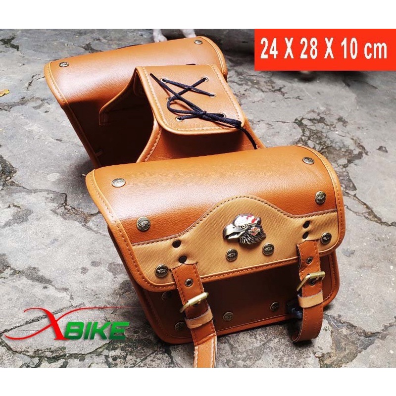 TÚI TREO HÔNG MÔ TÔ KIỂU CHIM ƯNG NÂU