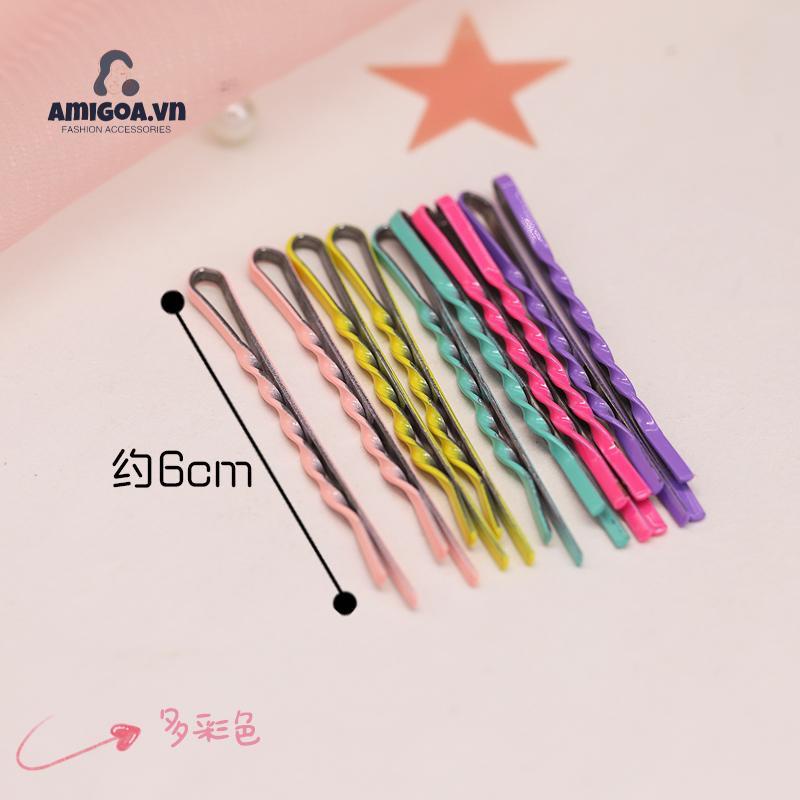 Kẹp Tóc Phun Sơn Nhám Đa Năng Đơn Giản