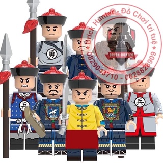 X0329 Army Qing Empire đồ chơi lắp ráp mô hình nhân vật minifigures Quan Binh triều đình Trung quốc thời Đại thanh