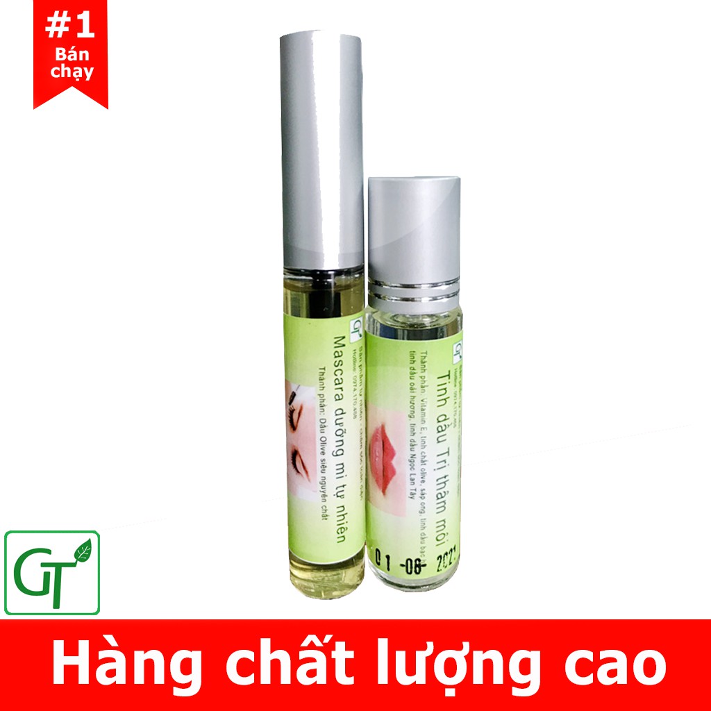 💖𝙁𝙍𝙀𝙀𝙎𝙃𝙄𝙋💖 Combo Mascara Chuốt Mi + Tinh Dầu Giảm Thâm Môi Thành Phần 100% Tự Nhiên