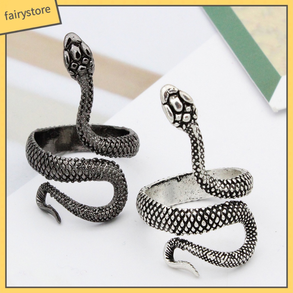 Nhẫn Hở Hình Rắn Cá Tính Cho Nam Và Nữ