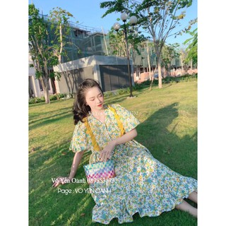 [ẢNH THẬT + VIDEO] Váy hoa đuôi cá cực tiểu thư 🌼🌼🌼
