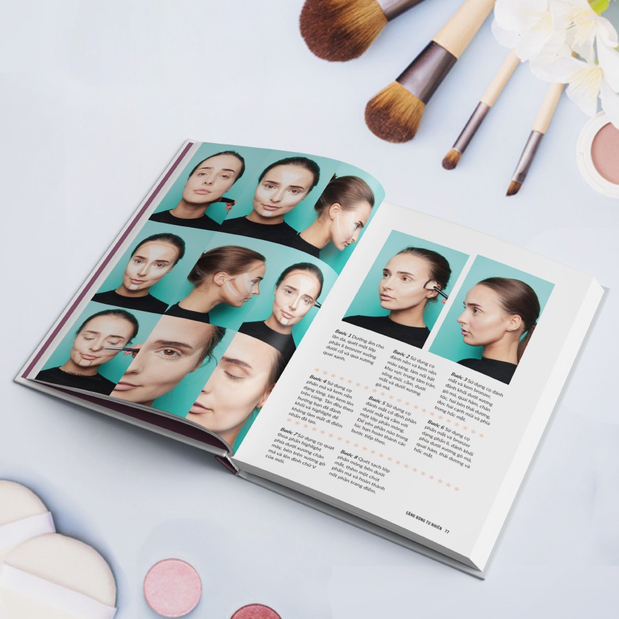 Sách The makeup manual - Trang điểm tự nhiên, học cách trang điểm từ a-z